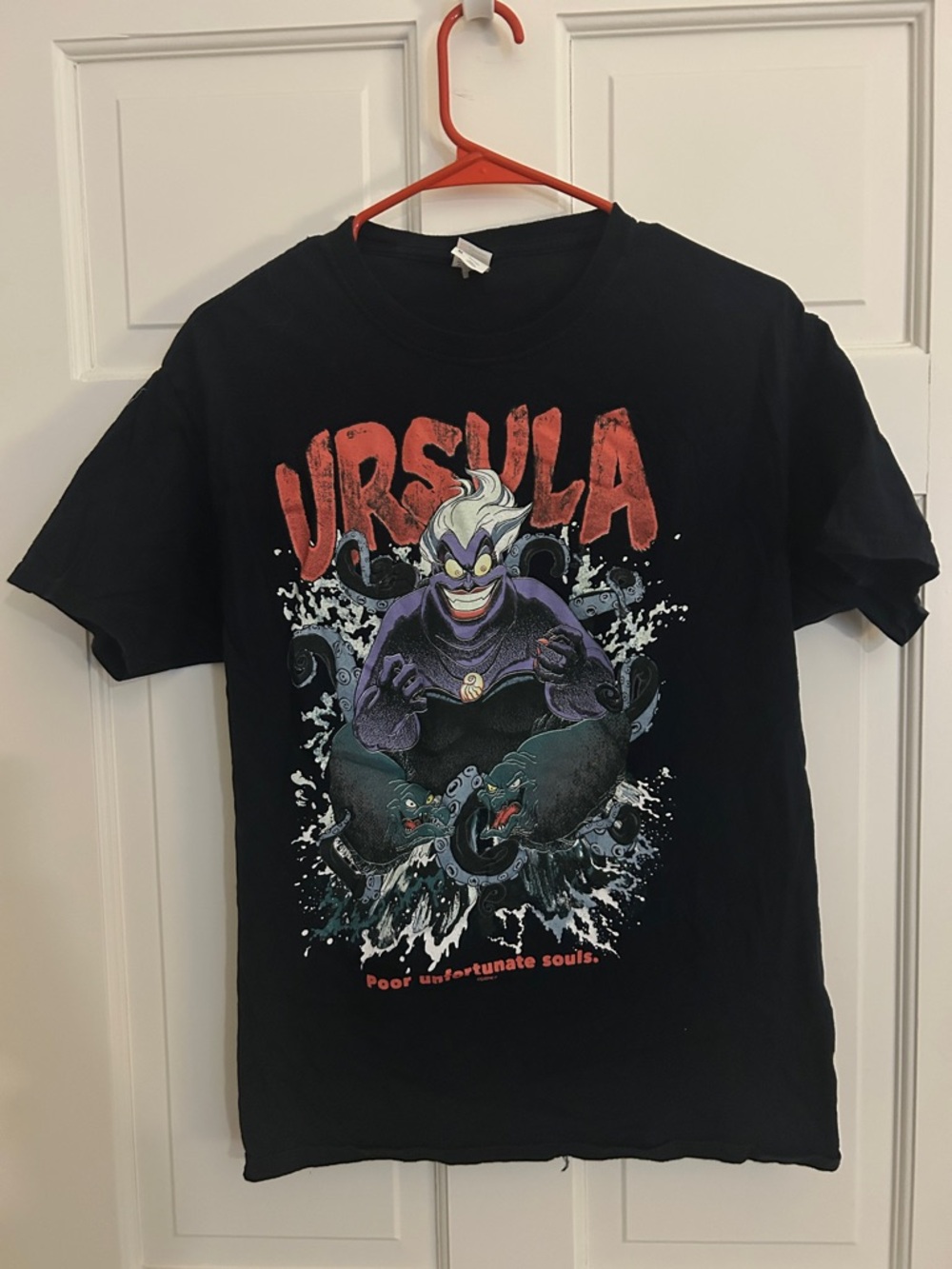 Black Ursula Graphic Tee - Men’s Disney Villain Shirt